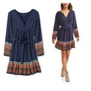 Time and Tru Peasant Dress